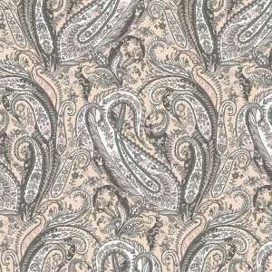 COLORISTICA Ткань мебельная  Микровелюр  Liberty Бежевый / коричневый / разноцветный