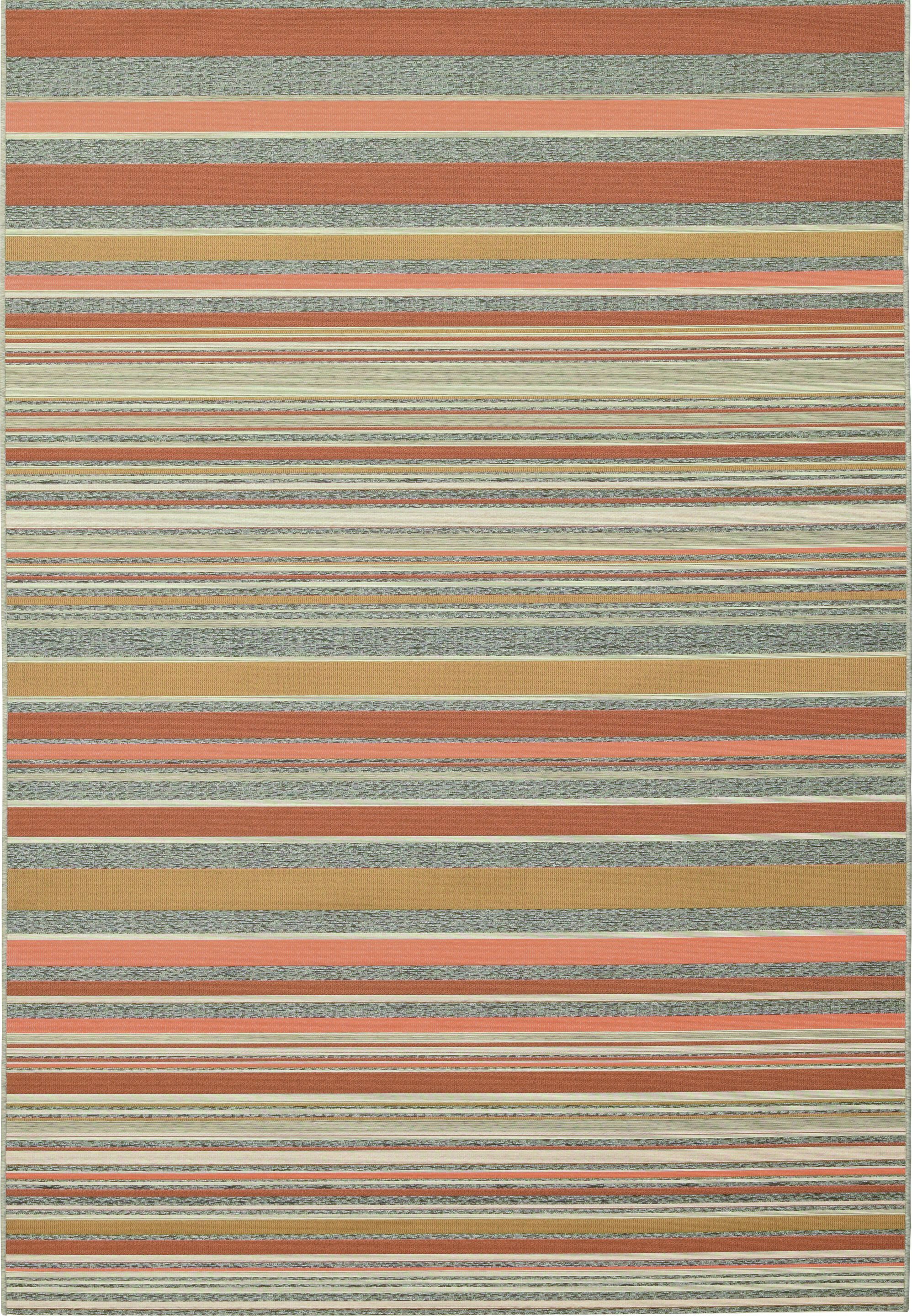 Полосатый напольный прямоугольный ковер Ademi Outdoor ARCH-00139030 - Вид №2