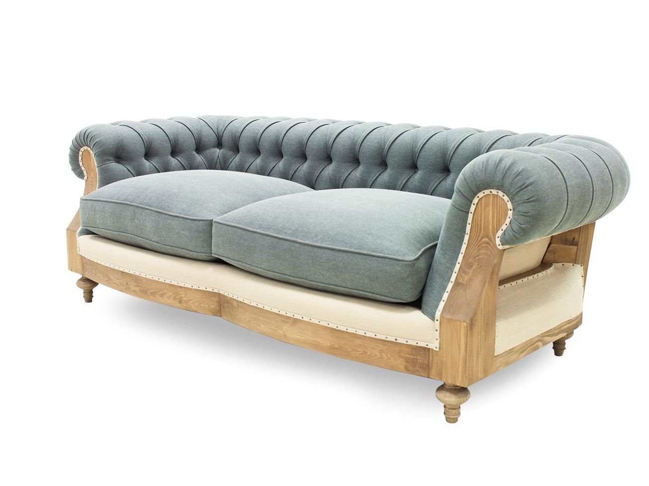 3-местный джутовый диван capitonné CREARTE COLLECTIONS Chesterfield Big Ben Essence ARCH-00005804 - Вид №1