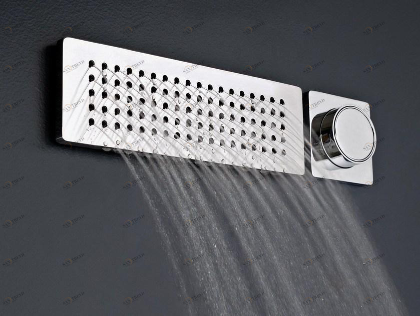 ZAZZERI Горизонтальная настенная лейка душа с откидным краем Qquadro sun-id-1473102