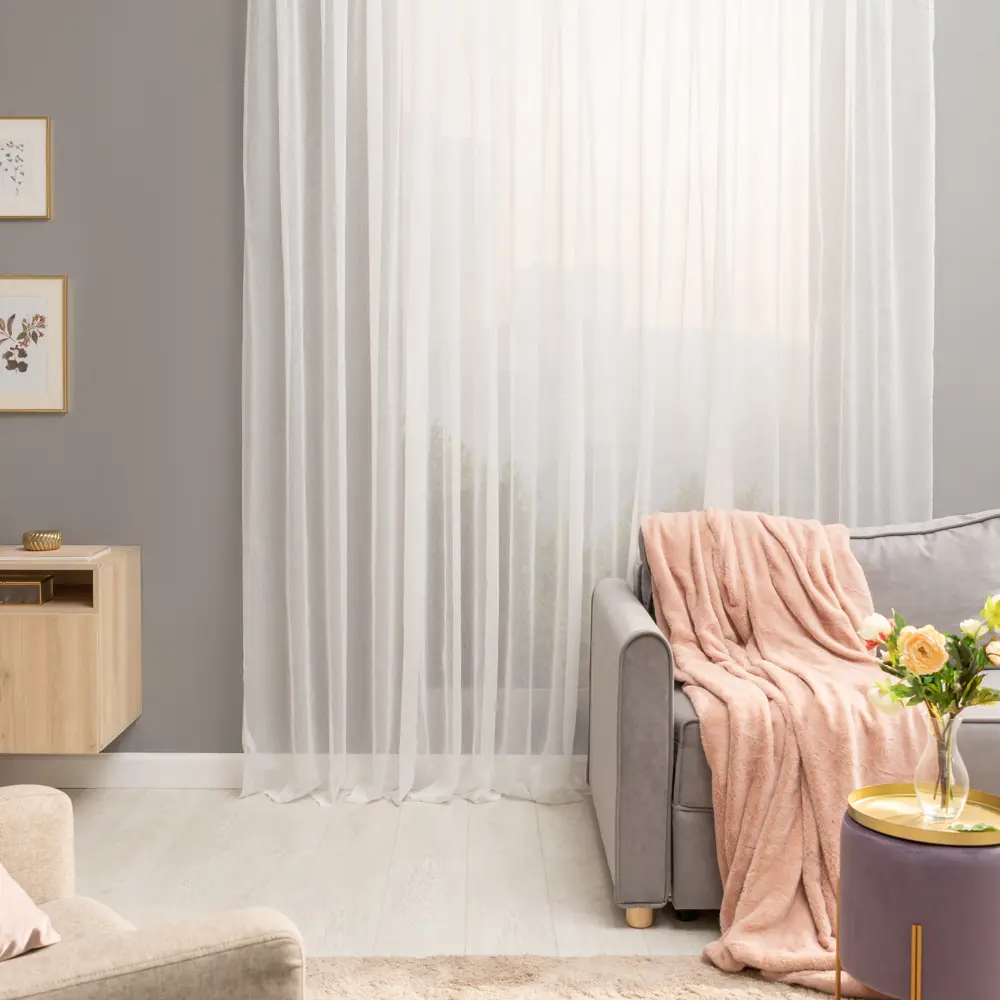 INSPIRE Softy — элегантный тюль на ленте для уютного интерьера 82114184 STLM-0019413