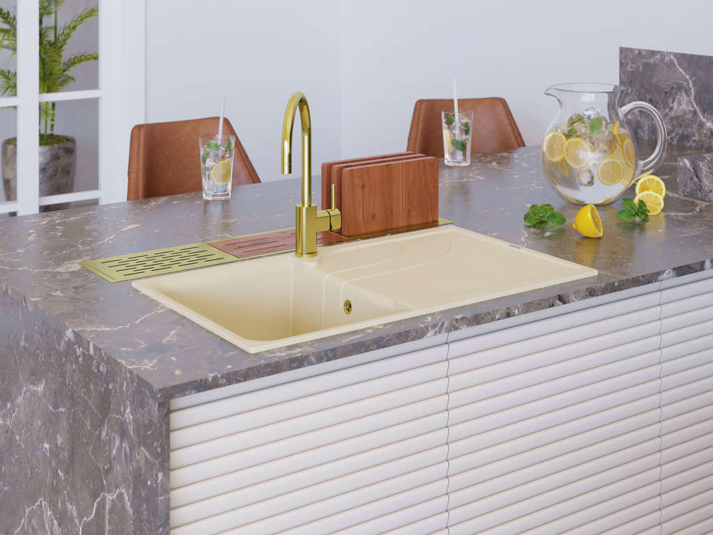 Кухонная мойка Yasugata 86 BL OMOIKIRI 4993868 - Вид №1