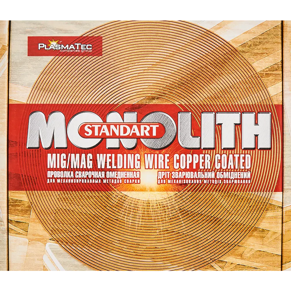 Проволока сварочная Монолит СВ-08Г2С/G4Si1 1 мм 4 кг Santreyd STLM-2019923 - Вид №2