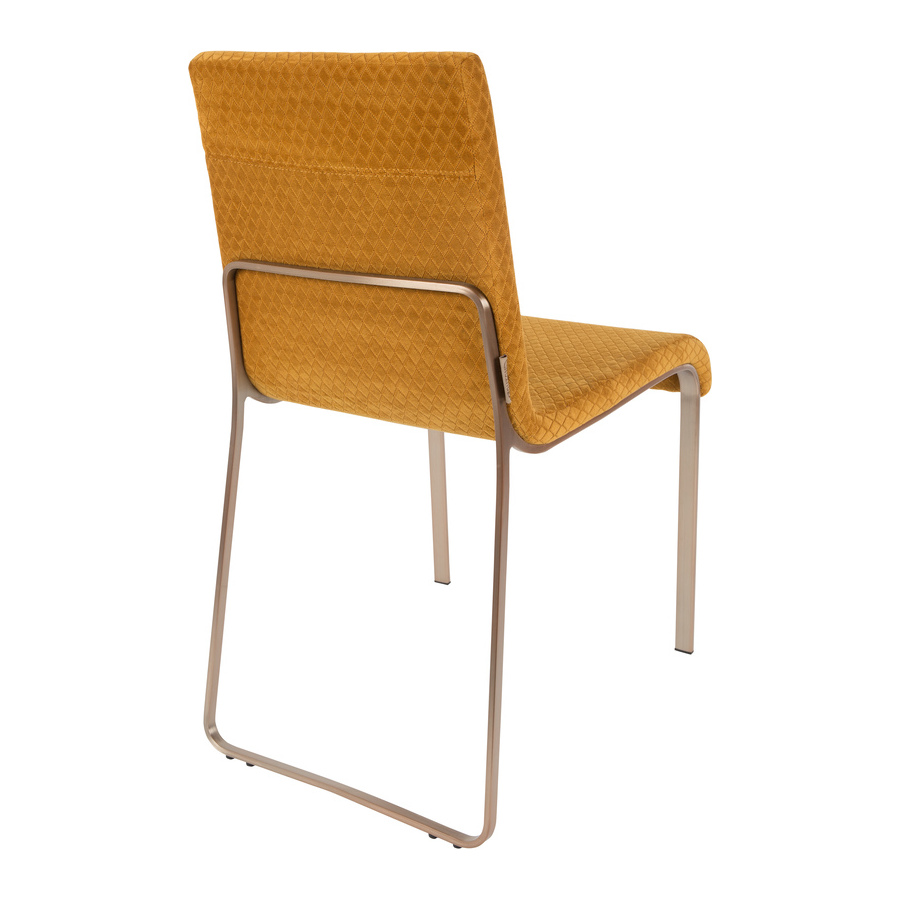 Стул Flor оранжевый Dutchbone 1100291 - Вид №4