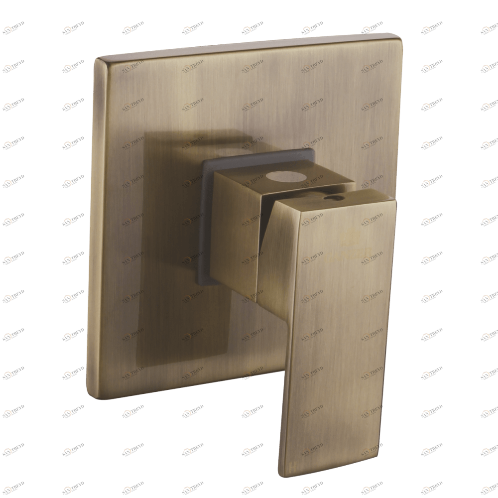 GZ 5103D Смеситель встраиваемый квадратный Ganzer Бронза Ganzer Германия 13933