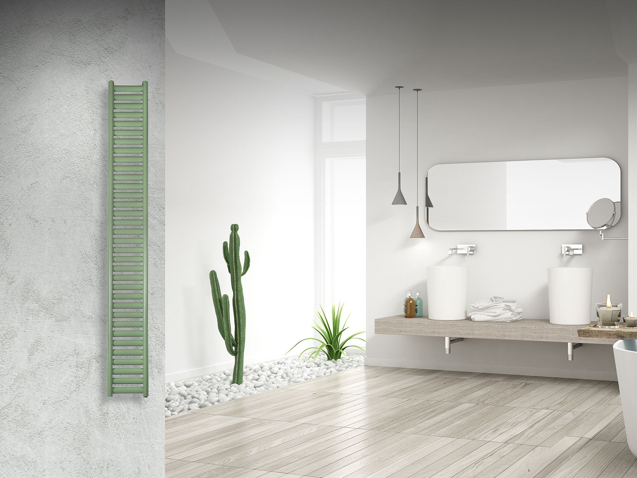 Стальной полотенцесушитель с горячей водой Tonon Evolution Bath ARCH-00070878 - Вид №1