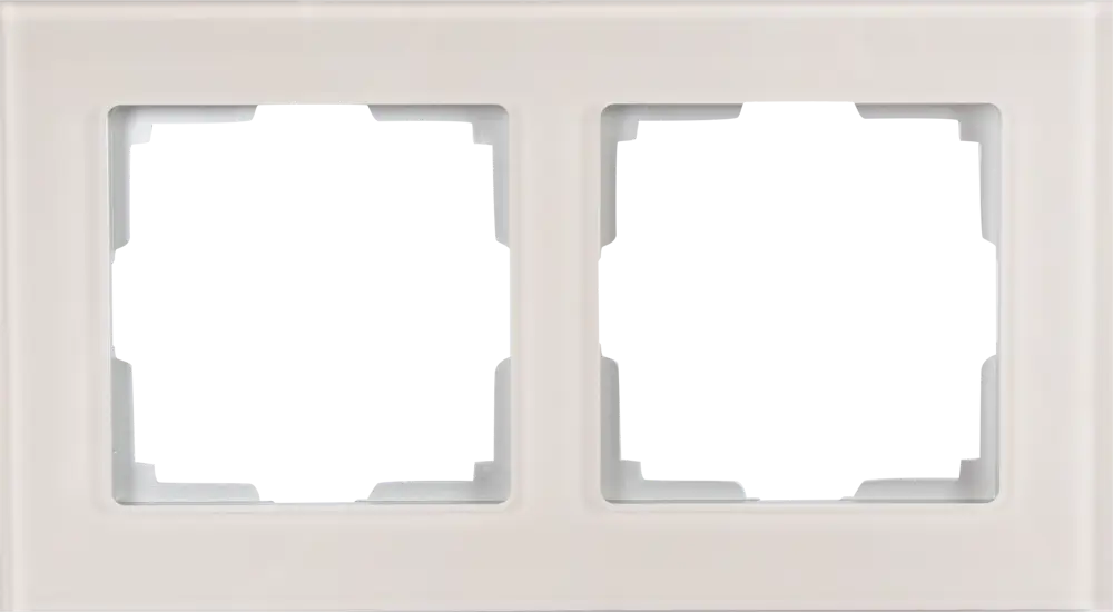 WERKEL Favorit - Стеклянная рамка для розеток и выключателей на 2 поста 82125388