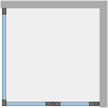 Душевое ограждение Ambassador Diamond 12011105R (900x900x2000), 1 место - Вид №8