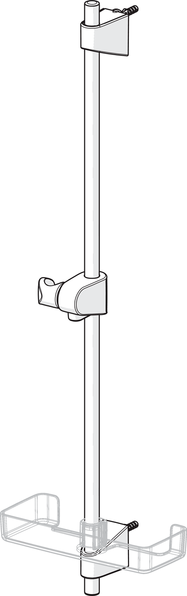 Oras 254600 Душевая штанга 254600 Apollo Хром  - Вид №2