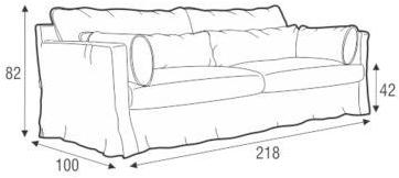 Sits Мягкий 3-х местный диван из ткани Sara sun-id-1516566 - Вид №5