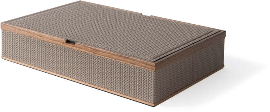 Прямоугольная шкатулка Astrea - 26,5X18XH5,5 см / зернистая кожа_верблюжья