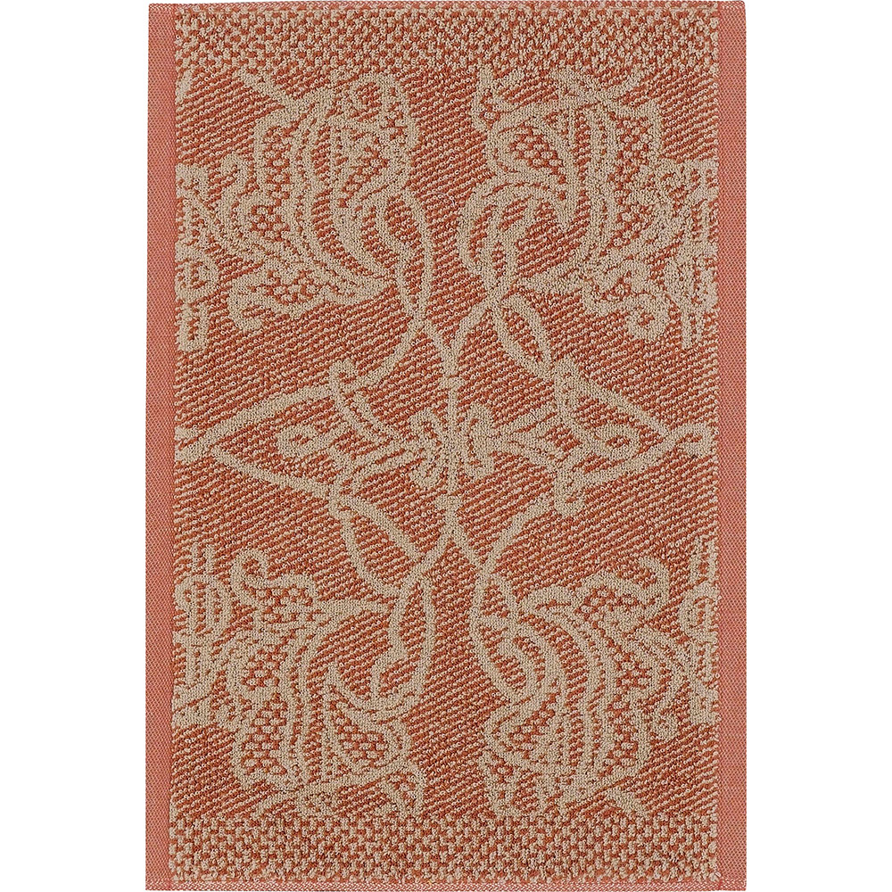 LEI_436_35_50 Полотенце 50/30 красный 80%хлопок 20%лен махра LEITNER Santreyd 