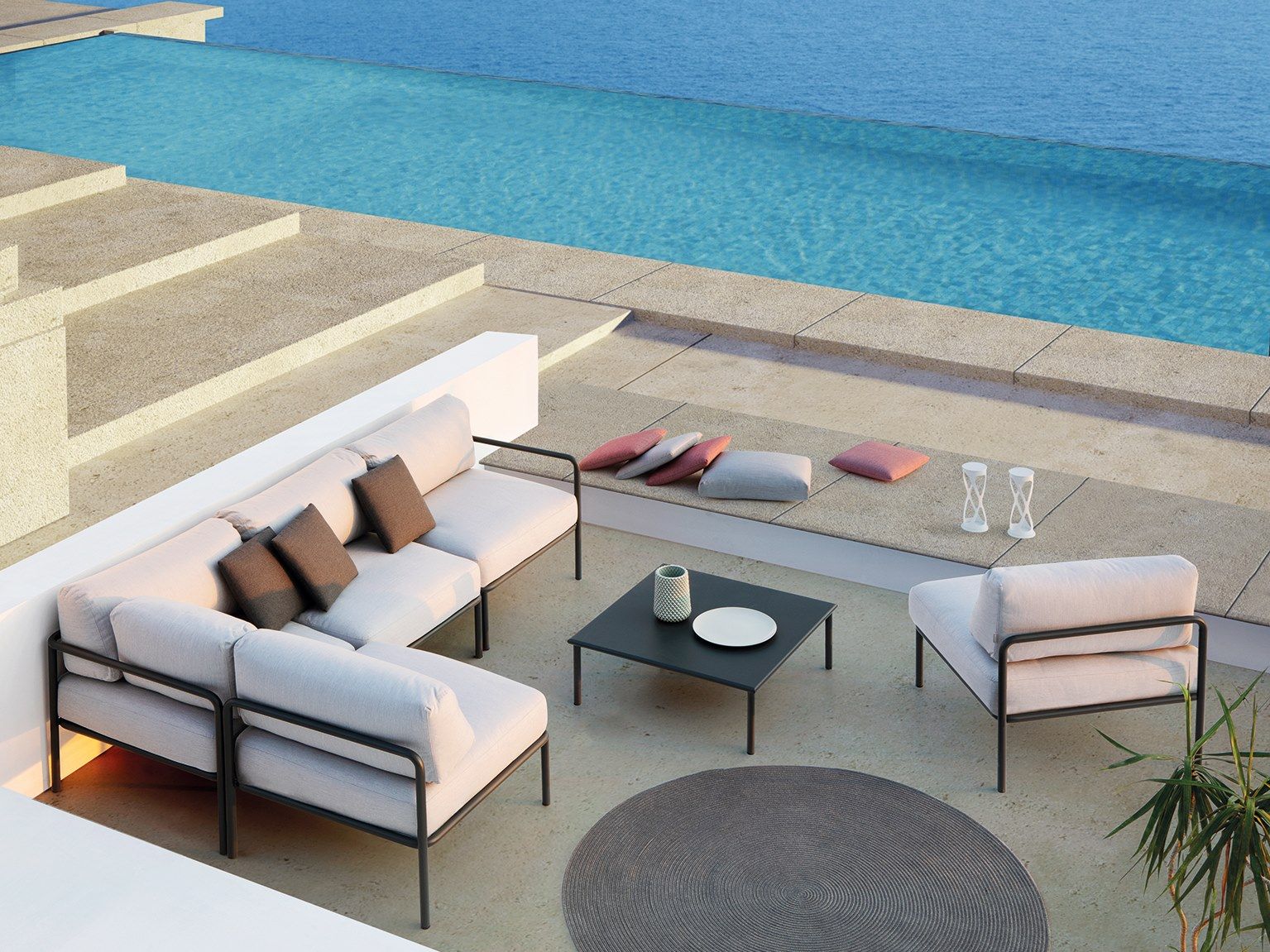 Стул для сада из акриловой ткани Vermobil Майами ARCH-00038263 - Вид №6