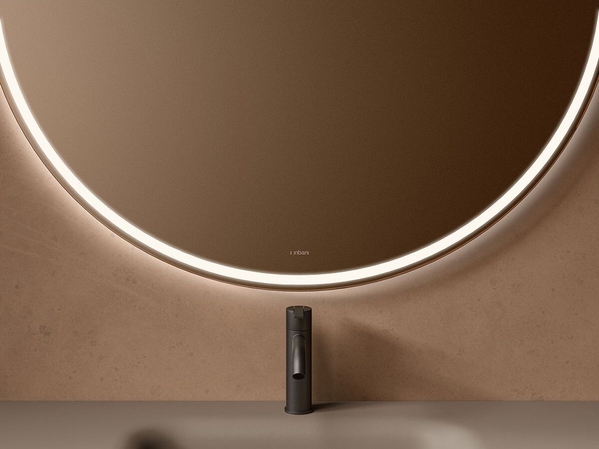 Круглое зеркало со встроенным освещением Inbani слой ARCH-00077462 - Вид №1