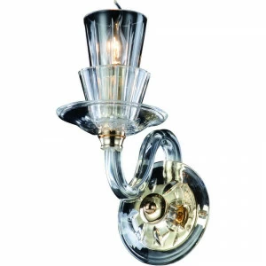 Бра Divinare Susana 5122/09 AP-1 DIVINARE СВЕЧА 078876 Золото;прозрачный