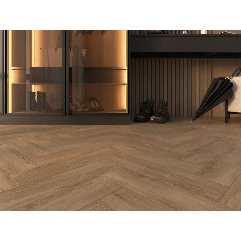 Глазурованный керамогранит Gracia Ceramica Taiga 12.5x50 см 0.875 м² матовый цвет коричневый 83568737 STLM-2076268 - Вид №3