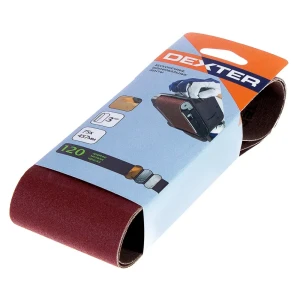 Лента шлифовальная Dexter P120 75х457 мм 2 шт.