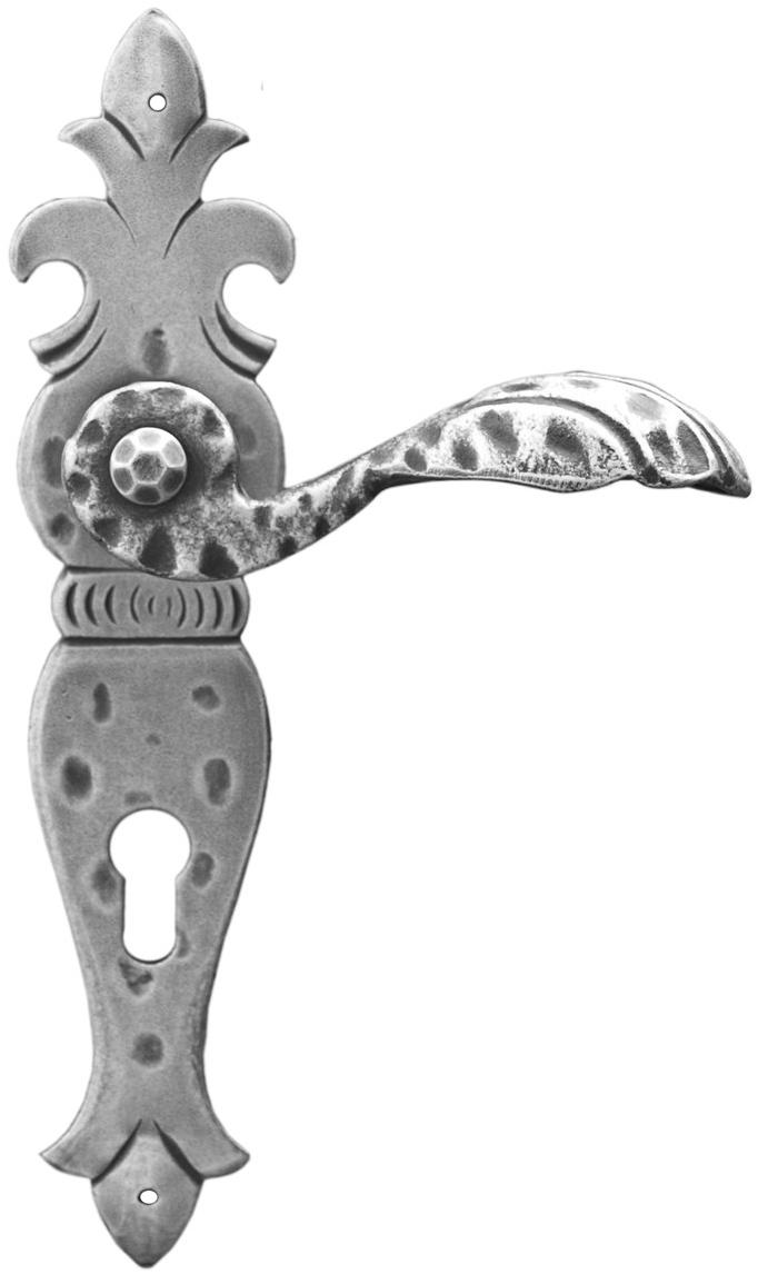 Galbusera Ручка из кованого железа на пластине  314  - Вид №2