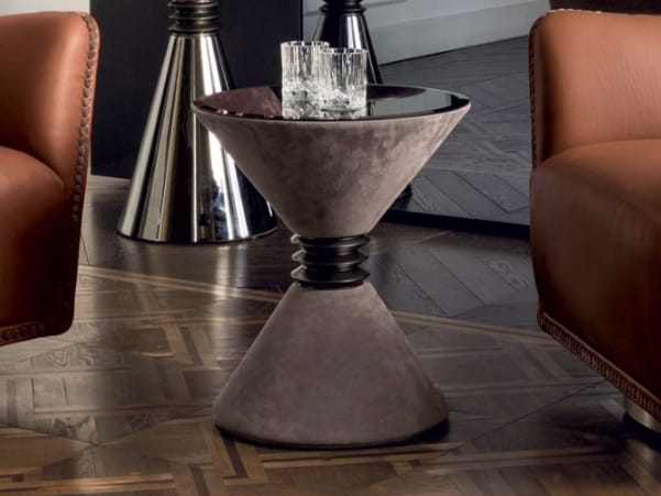 Кожаный журнальный столик для гостиной Longhi Loveluxe 2017-Essence collection ARCH-00015917