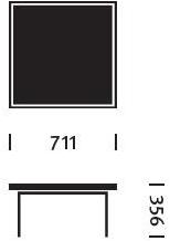 Herman Miller Квадратный журнальный столик с подносом Tuxedo sun-id-1492785 - Вид №1