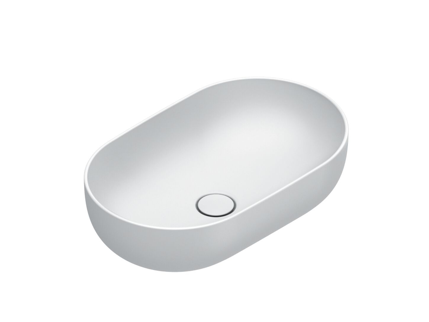 Овальный умывальник с одной столешницей CERAMICA CATALANO сфера ARCH-00120411 - Вид №2