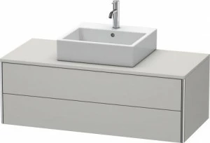XS491200707 Тумбочка для подвесной консоли XSquare #XS4912 1200 x 548 мм Бетонно-серый матовый декор