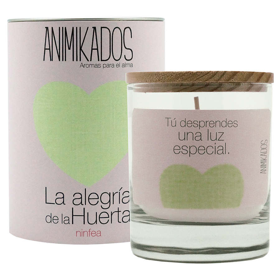 VV007AHAM Свеча ароматическая animikados, lover of life, Белая кувшинка, 40 ч. Ambientair 