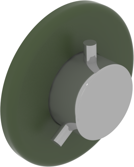 DEVCE2V26 Переключатель для душа/ванны 2 потока GSG CERAMIC TOUCH