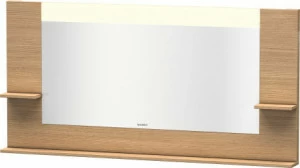 VE735405252 Vero Зеркало с полочками сбоку и внизу Европейский дуб, декор