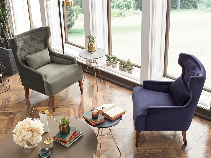 Enza Home Кресло из ткани с подлокотниками Piedra sun-id-1430117 - Вид №10