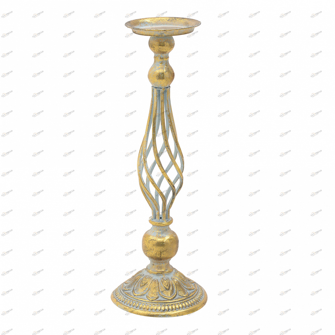 Подсвечник металлический 52 см золотой Voyage of Wonders TO4ROOMS VOYAGE OF WONDERS 00-3893853 Золото 