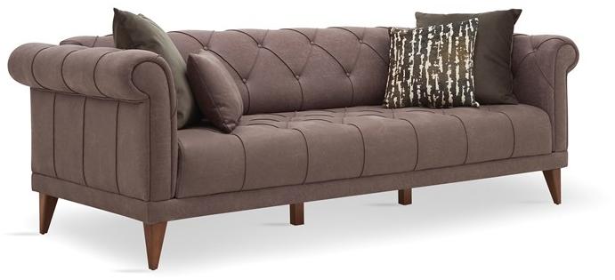 Enza Home Тафтинговый 3-местный диван из ткани Piedra sun-id-1471613 - Вид №6