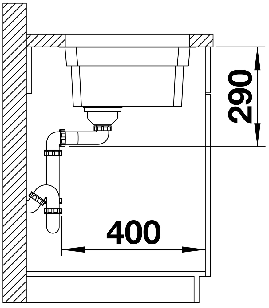 524270 Кухонная мойка Blanco Etagon 700-U  Blanco Etagon - Вид №10
