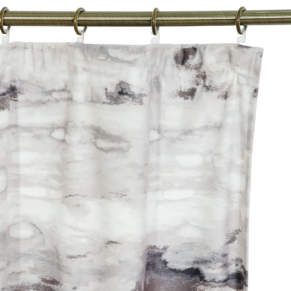 Штора на ленте «Мрамор» 140х260 см цвет бежевый SEASONS STLM-2113746 - Вид №2