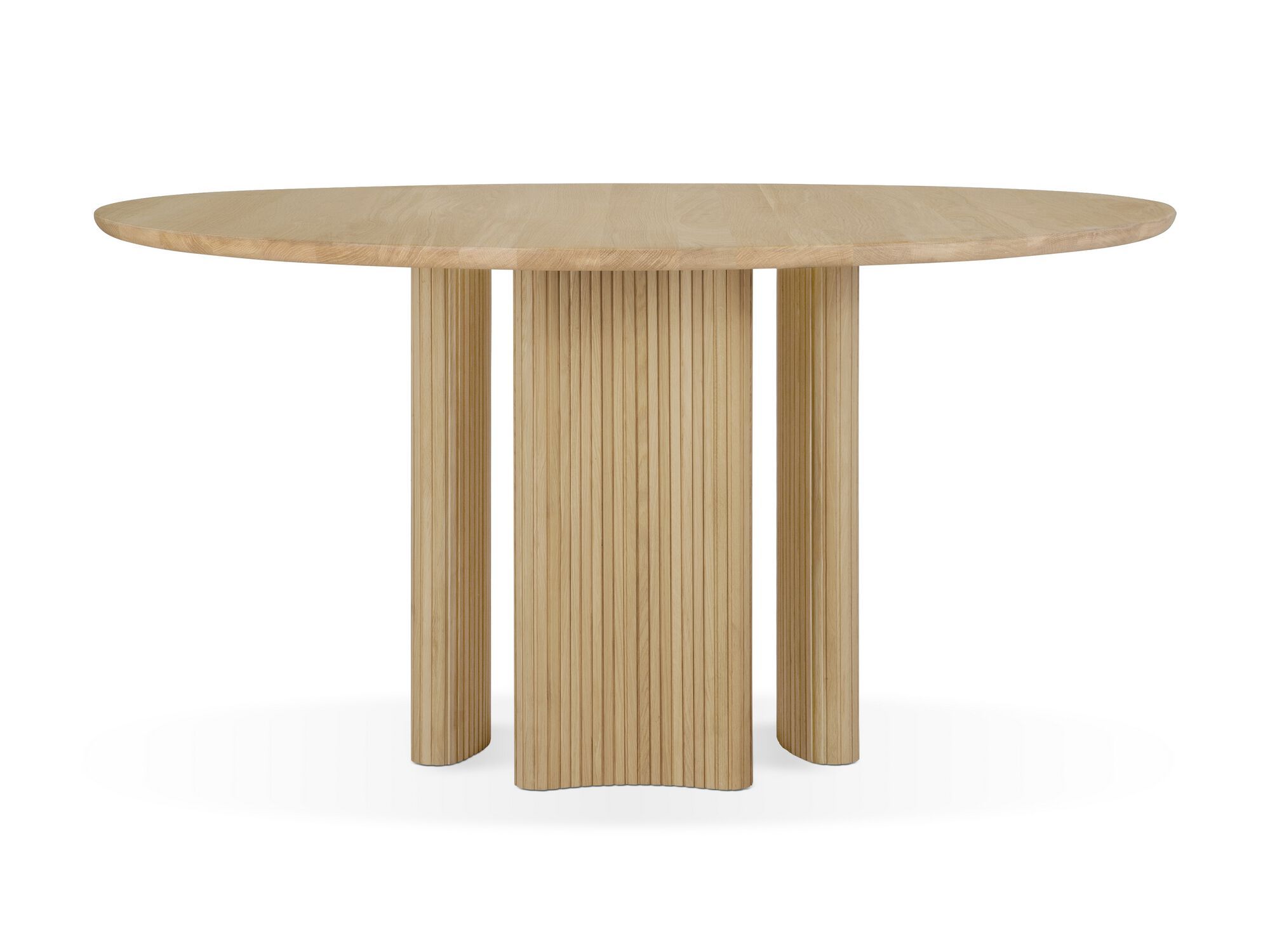 Круглый дубовый обеденный стол Ethnicraft Roller Max ARCH-00142907 - Вид №1