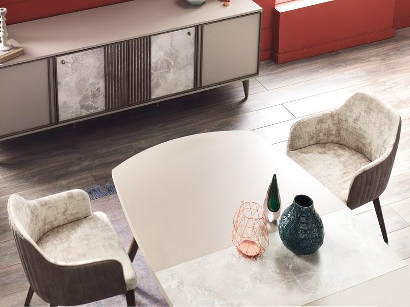 Enza Home Стул из ткани с подлокотниками Praga sun-id-1466527 - Вид №2