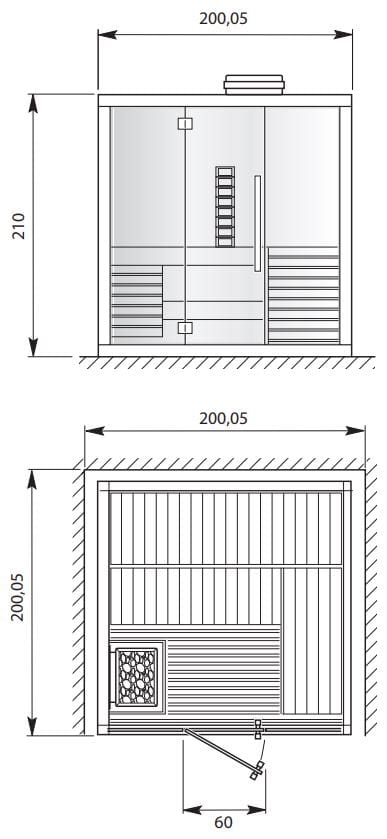 Финская сауна с хромотерапией Kinedo NEXT LEVEL DUAL ARCH-00038394 - Вид №6