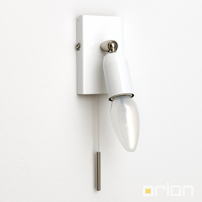 WA 2-1353 satin настенный светильник с серым абажуром Orion Shade 117818 - Вид №2