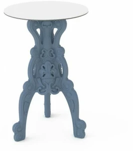 SLIDE Стол высокий круглый полиэтиленовый контрактный Design of love