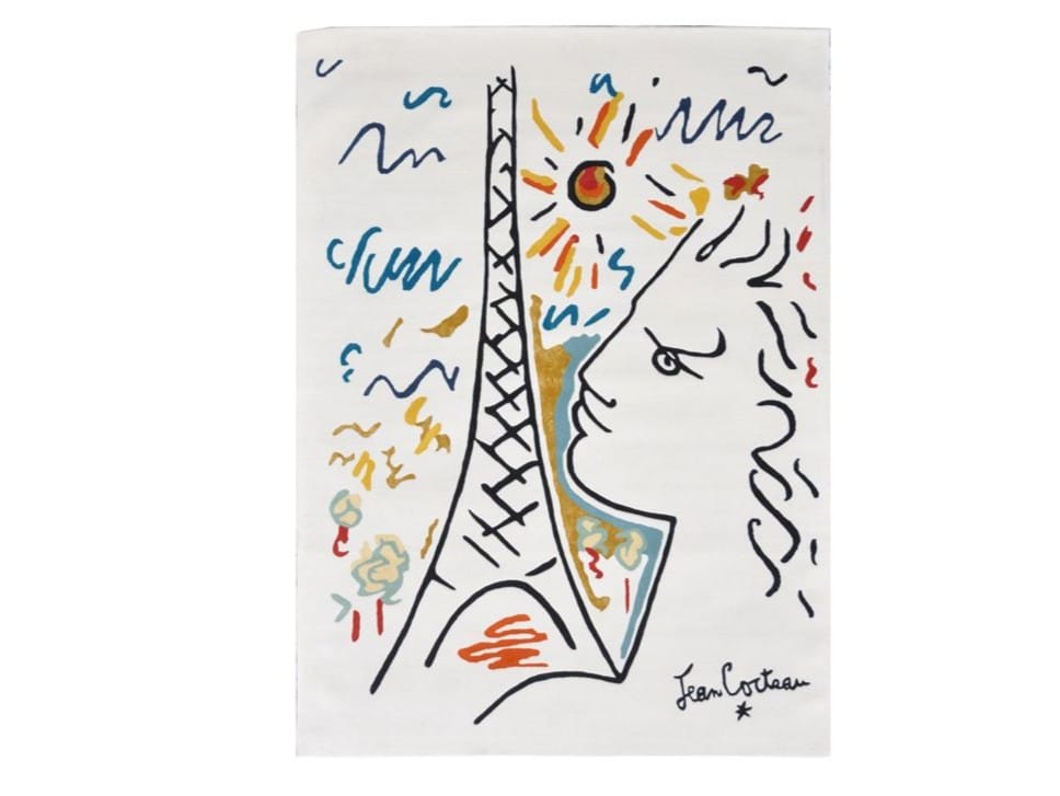 Шерстяной ковер с рисунком ROCHE BOBOIS Жан Кокто ARCH-00033858 - Вид №1