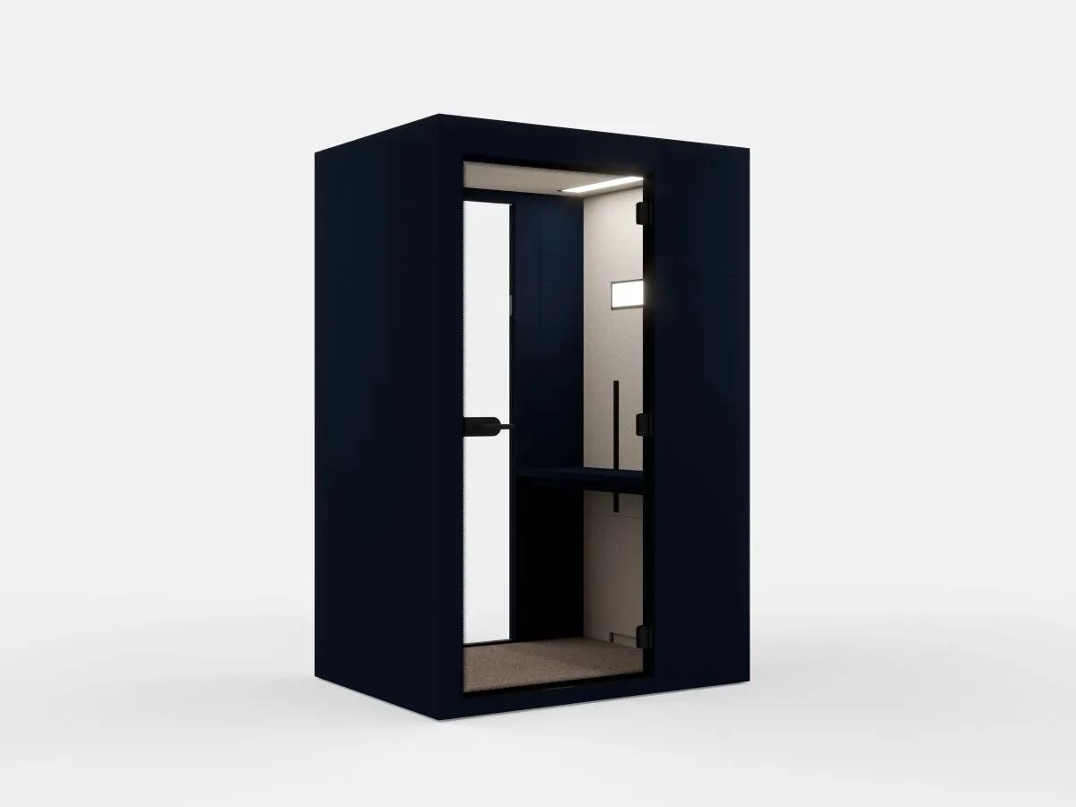 Одноместная акустическая офисная кабина со встроенным освещением Vetrospace ARCH-00090755 - Вид №2