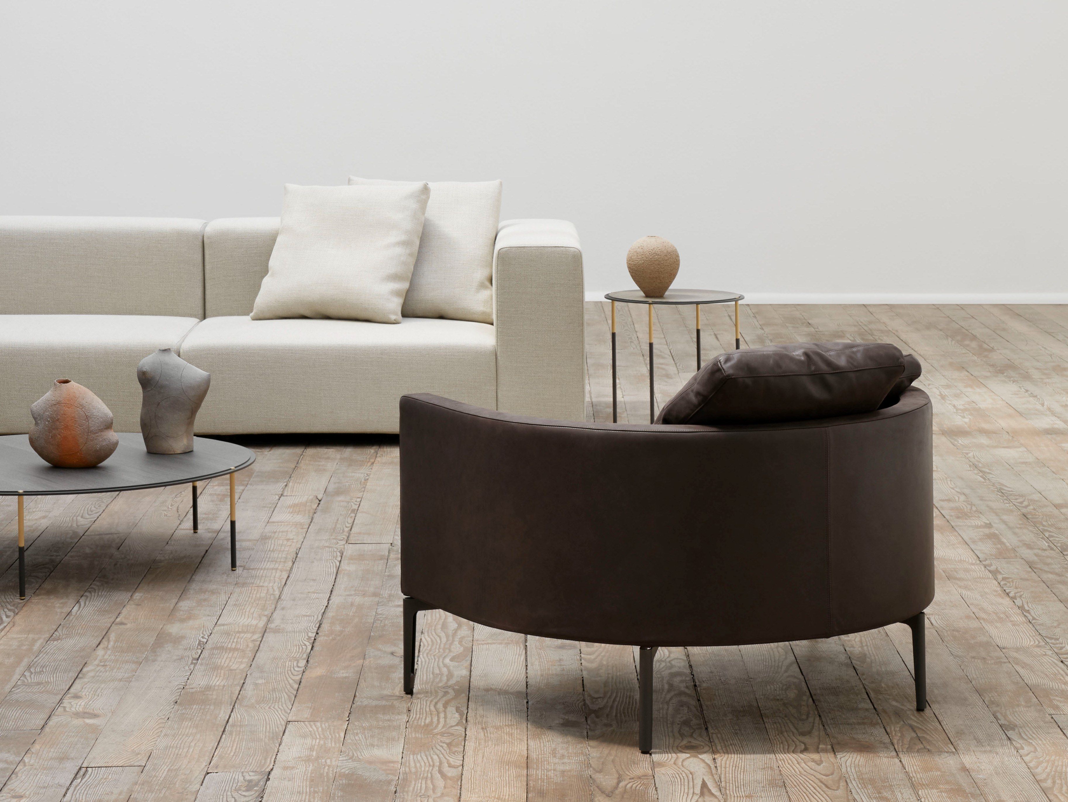 Кожаное кресло с подлокотниками Living Divani клан ARCH-00141459 - Вид №13