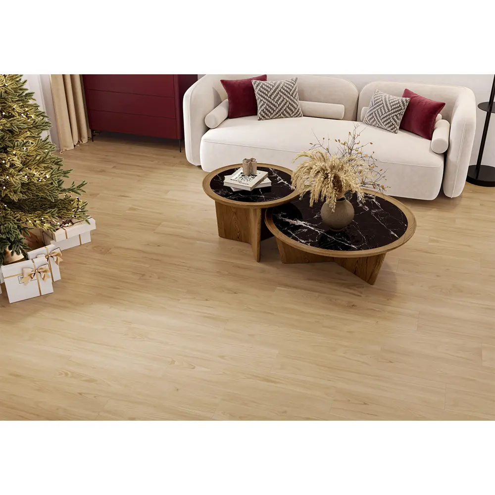 Глазурованный керамогранит Alma Ceramica Alaska 40 20x90 см 1.62 м² матовый цвет бежевый STLM-2095988