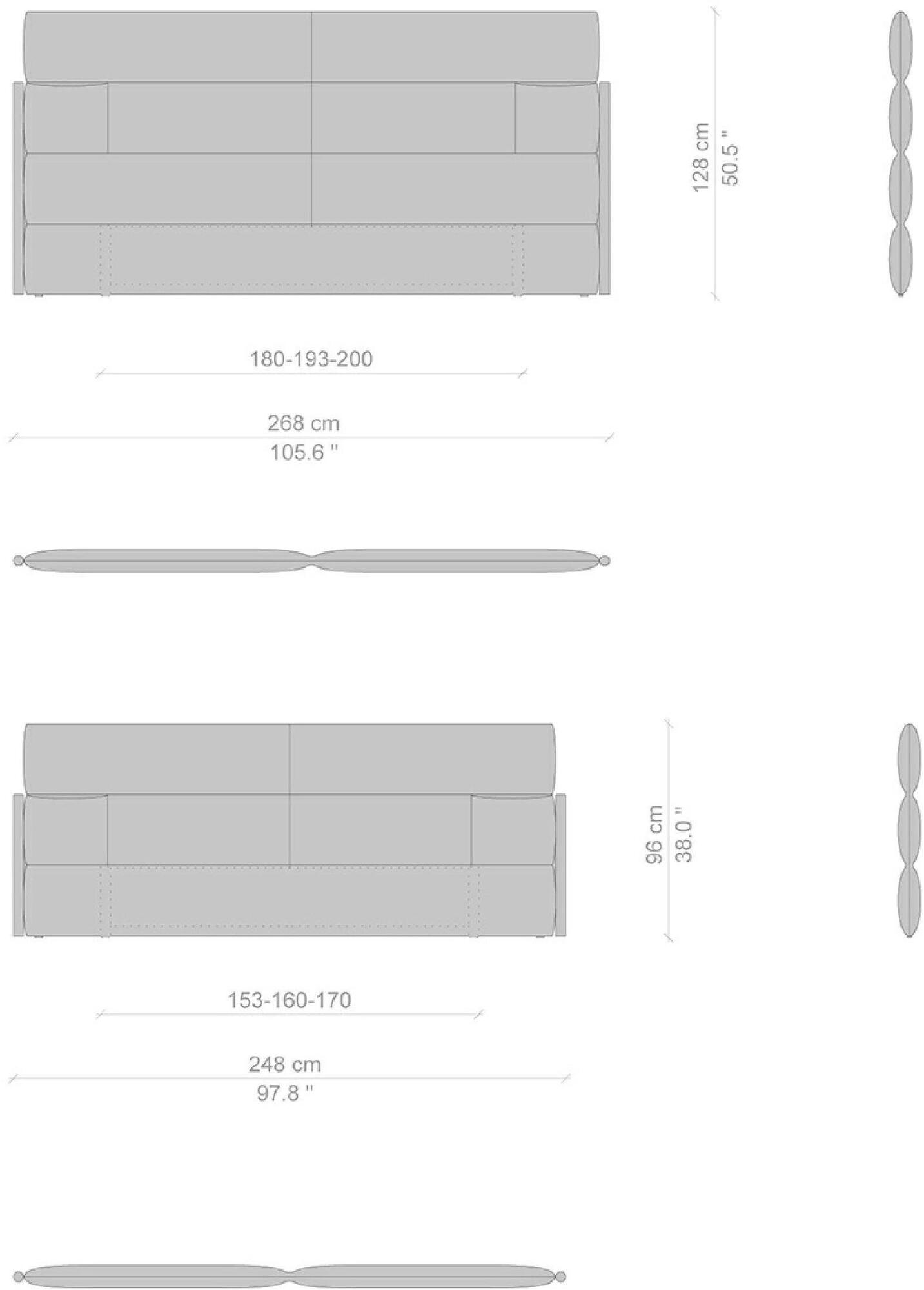 Cassina Кровать с мягким изголовьем Bio-mbo sun-id-1462838 - Вид №10