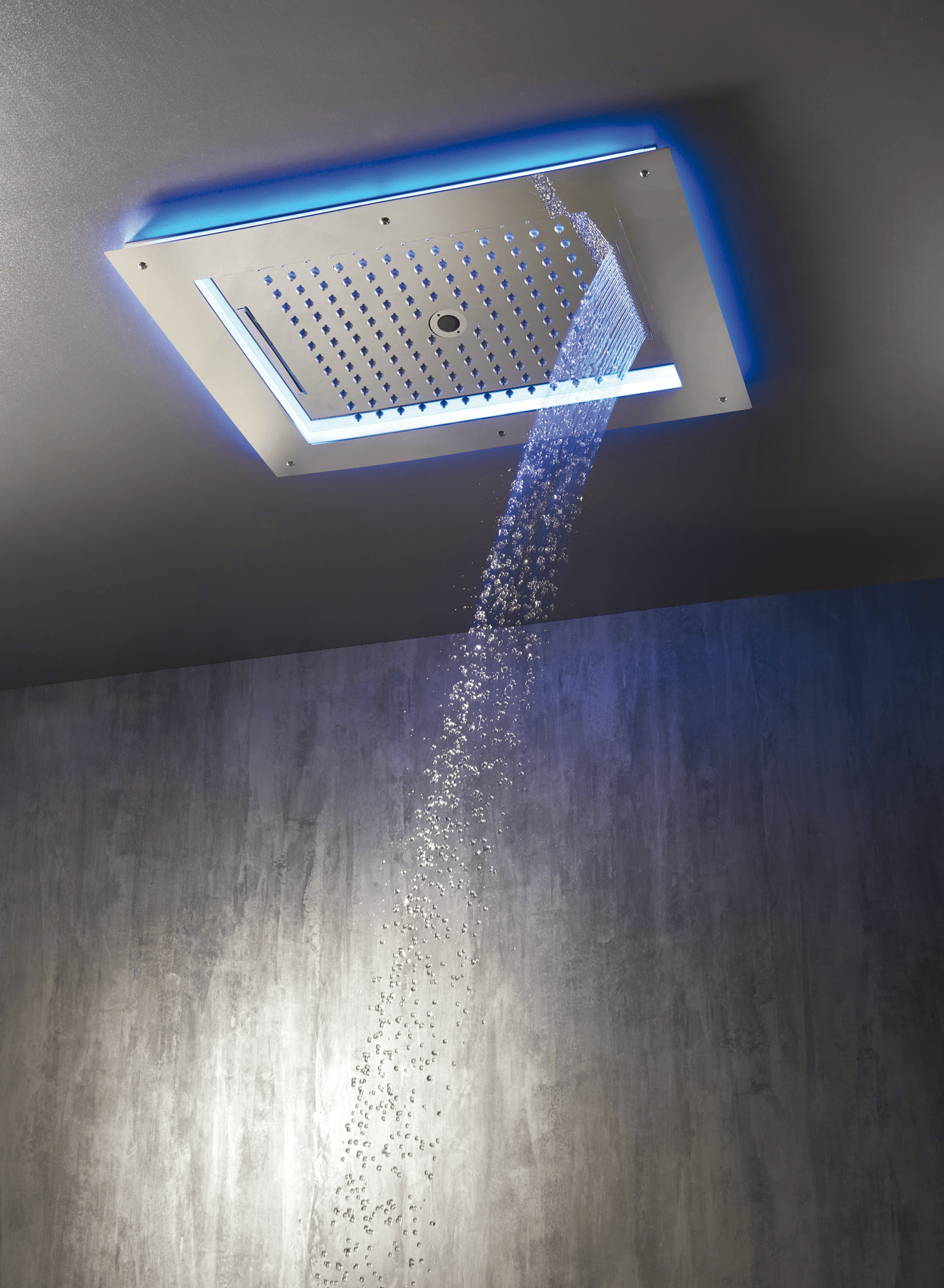 HI0929 Потолочный & настенный душ FRAME/4 - RGB CROMOTHERAPY BOSSINI  - Вид №2