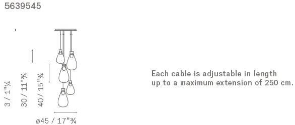 Poltrona Frau Подвесной светильник из стекла La collezione - mobili e complementi sun-id-1501320 - Вид №11