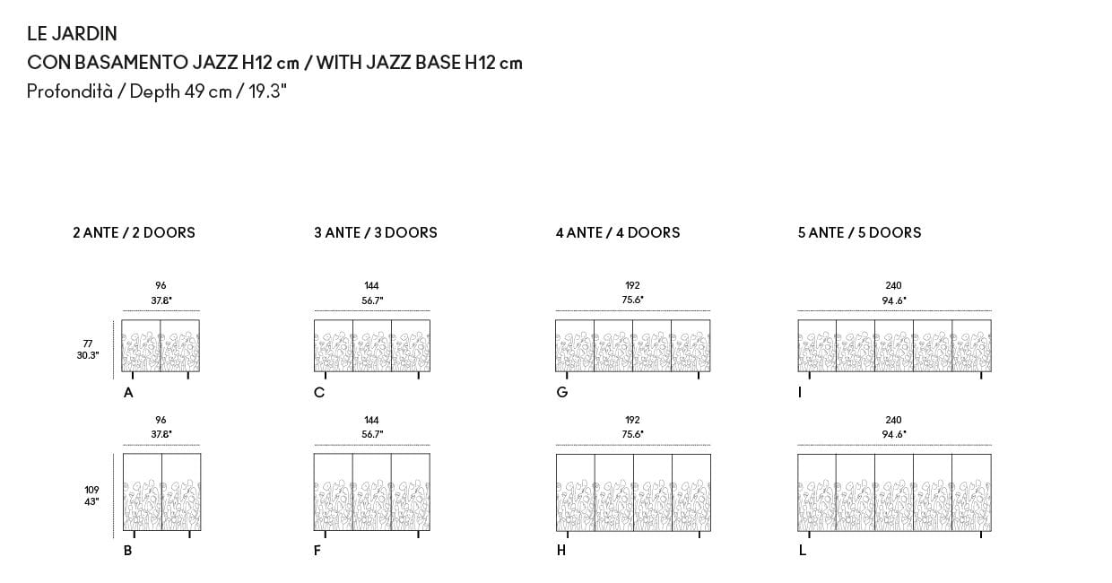 Деревянный шкаф с распашными дверями Casamania & Horm Le Jardin ARCH-00073415 - Вид №6