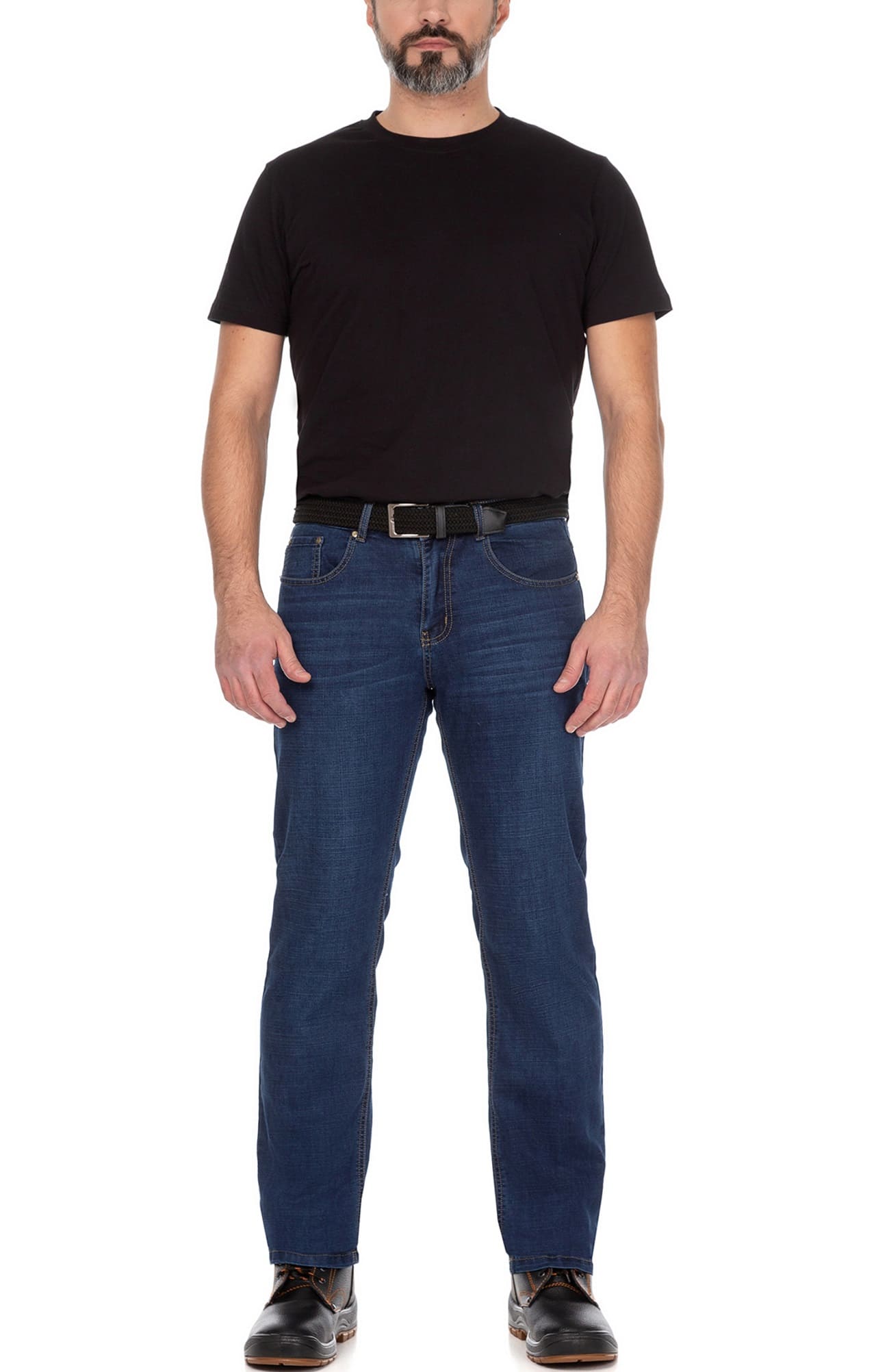 63284 Брюки "Деним" синие  Одежда для официантов  размер 32 (48-50) Спецодежда  - Вид №2