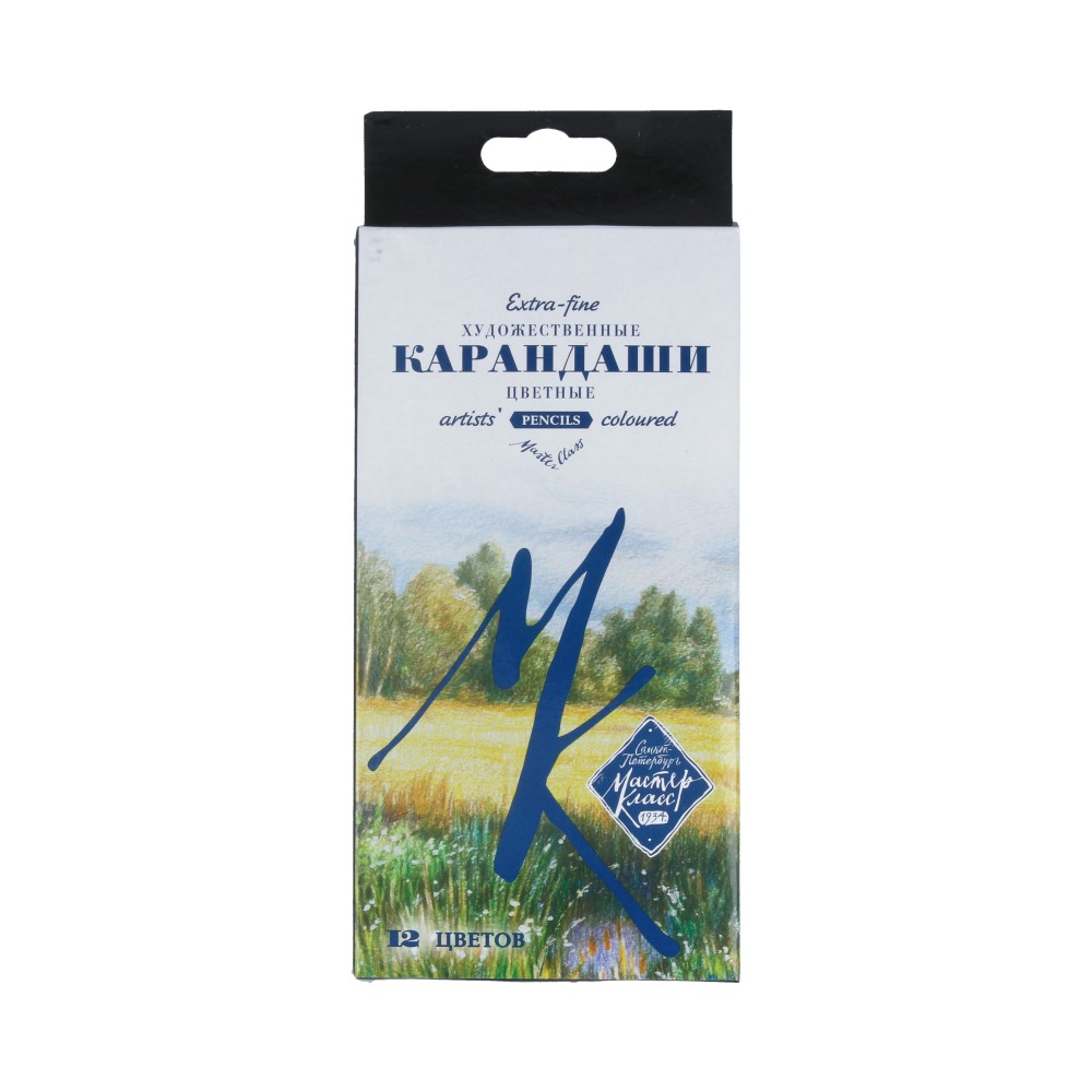 152411184 Набор профессиональных цветных карандашей 12 цв. 12 шт. Мастер Класс 