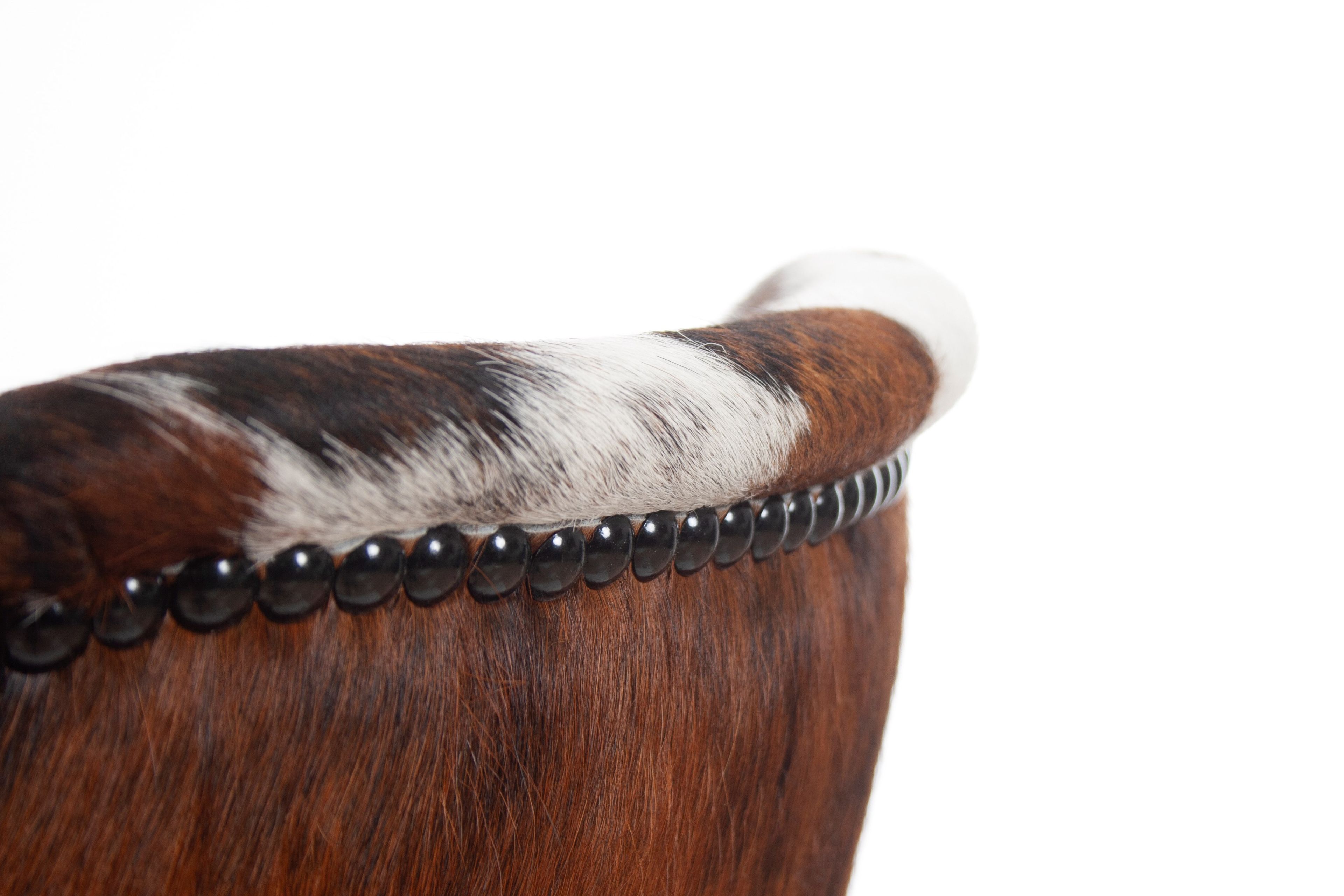 Высокий тканевый табурет с подставкой для ног со спинкой CREARTE COLLECTIONS Kel Contemporain ARCH-00136515 - Вид №12